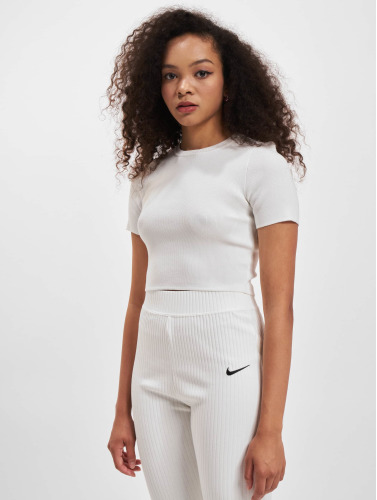 Only / t-shirt Ebba Crop O Neck in wit