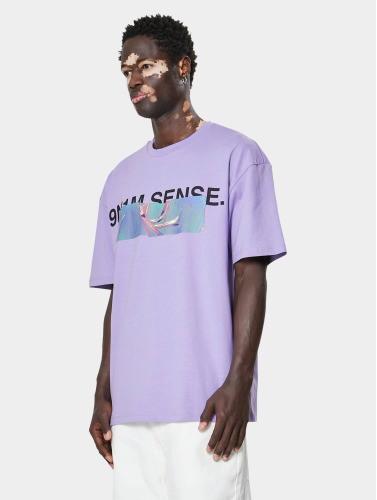 9N1M SENSE / t-shirt Chrome Logo in paars