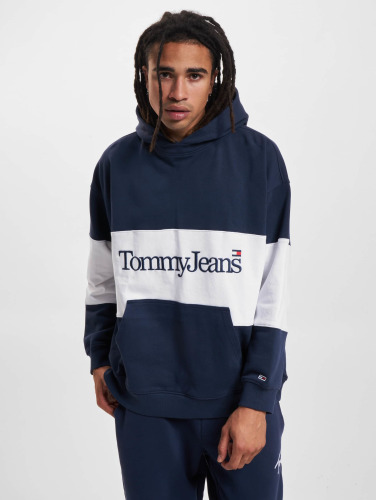 Tommy Jeans / Hoody Skater Serif Linear in blauw