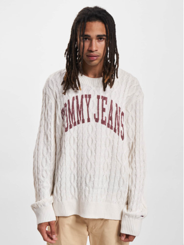 Tommy Jeans / trui Relaxed Collegiate in wit