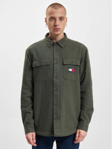 Tommy Jeans / overhemd Sherpa Lined in groen