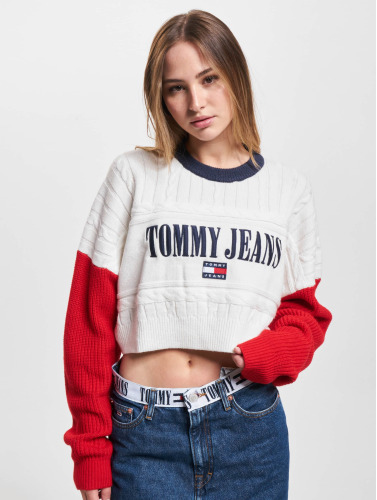 Tommy Jeans / trui Relaxed Crop Archive in beige