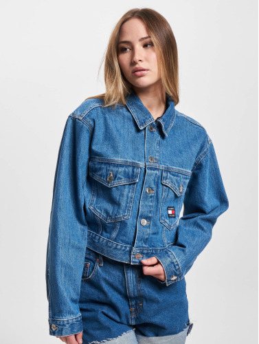 Tommy Jeans / Spijkerjasjes Claire Cropped Flag Summer in blauw