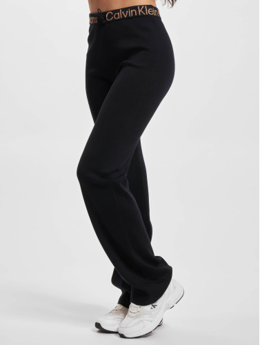 Calvin Klein Jeans / joggingbroek Logo Intarsia Knitted in zwart