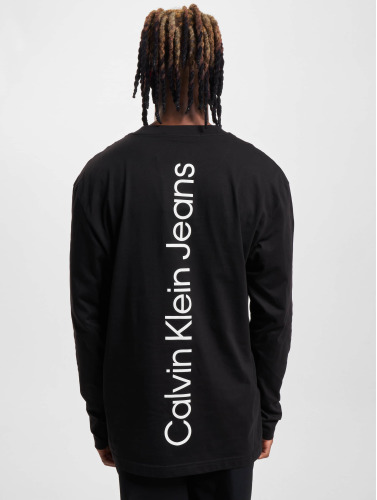 Calvin Klein Jeans / Longsleeve Institutional Back Logo in zwart