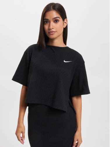 Nike / t-shirt Ribbed Jersey in zwart