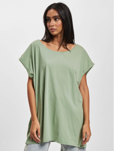 Build Your Brand / t-shirt Extended Shoulder in groen