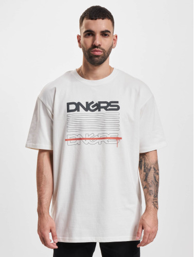 Dangerous DNGRS / t-shirt DNGRS Stripes in wit