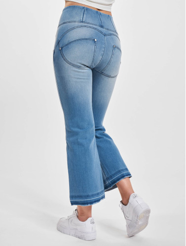 Freddy / High Waisted Jeans Wrup Push Up 7/8 Raw Edge High in blauw