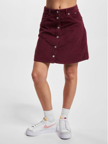 Tommy Jeans / Rok Corduroy in rood