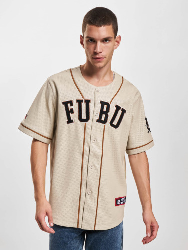 Fubu / overhemd Leather Baseball in beige