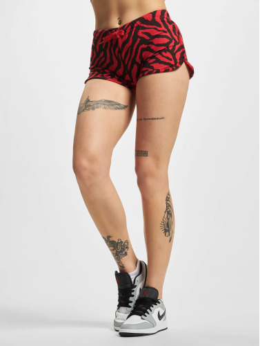 Urban Classics / shorts Ladies Zebra in rood