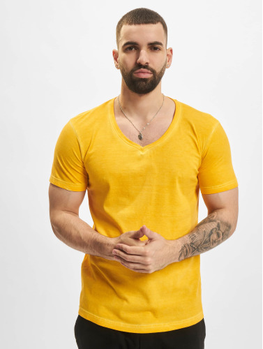 Urban Classics / t-shirt Spray Dye in geel