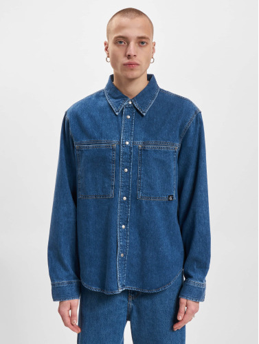 Calvin Klein / overhemd Linear in blauw