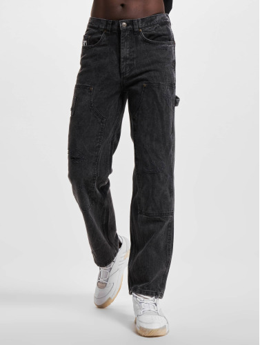 Karl Kani / Straight fit jeans Og Heavy Distressed Carpenter in zwart