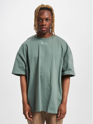 Karl Kani / t-shirt Small Signature Heavy Jersey Boxy in groen