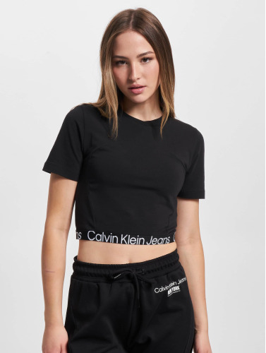 Calvin Klein Jeans / t-shirt Waist Logo Elastic in zwart