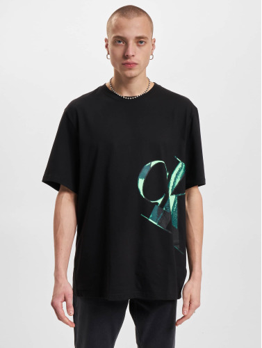 Calvin Klein Jeans / t-shirt Hyper Real Slanted Ck in zwart