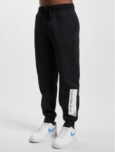 Calvin Klein Jeans / joggingbroek Hyper Real Box Logo in zwart