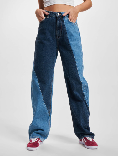 Only / Straight fit jeans Carrie Tapered in blauw