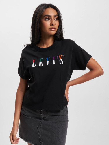 Levi's® / t-shirt Graphic Varsity in zwart