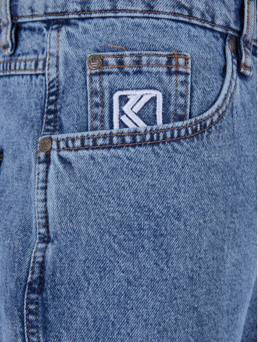 Karl Kani / Loose fit jeans Small Signature Tape Five Pocket Denim Loose Fit in blauw