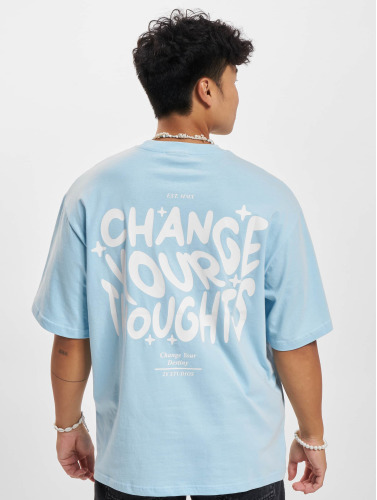 2Y Studios / t-shirt Thoughts Oversize in blauw