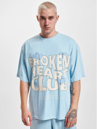 2Y Studios / t-shirt Broken Heart Club Oversize in blauw
