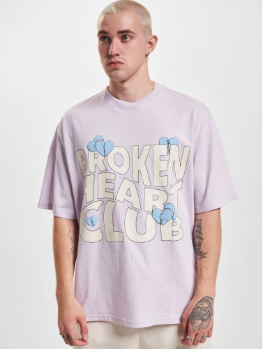 2Y Studios / t-shirt Broken Heart Club Oversize in paars