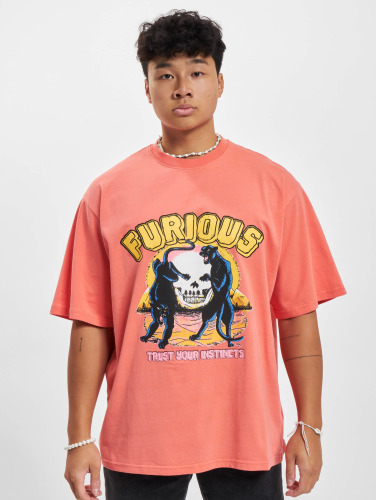 2Y Studios / t-shirt Furious Oversize in oranje
