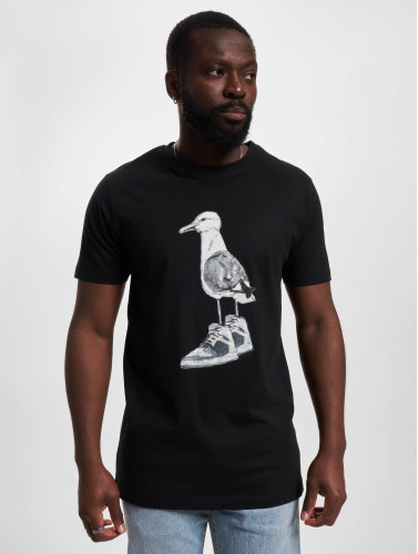 Mister Tee Heren Tshirt -XXL- Seagull Sneakers Zwart