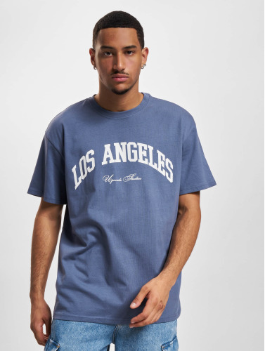 Mister Tee Upscale / t-shirt L.A. College Oversize in blauw