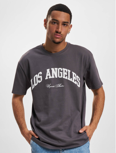 Mister Tee Upscale / t-shirt L.A. College Oversize in grijs