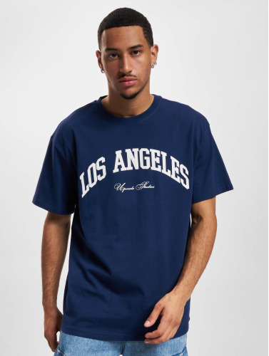 Mister Tee Upscale / t-shirt L.A. College Oversize in blauw