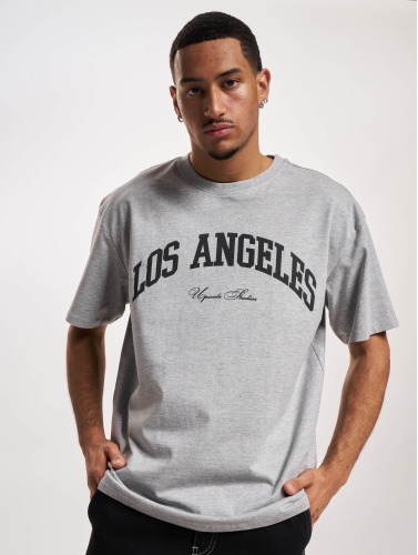 Mister Tee Upscale / t-shirt L.A. College Oversize in grijs