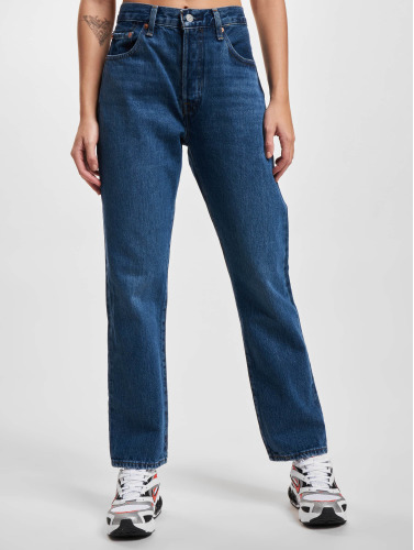 Levi's® / Slim Fit Jeans 501® Crop in blauw