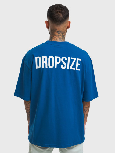 Dropsize / t-shirt Heavy Oversize Hd Print in blauw