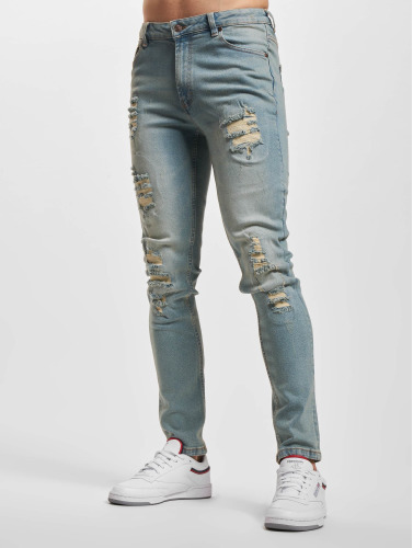 Denim Project / Skinny jeans Mr. Red Heavy Destroy in blauw
