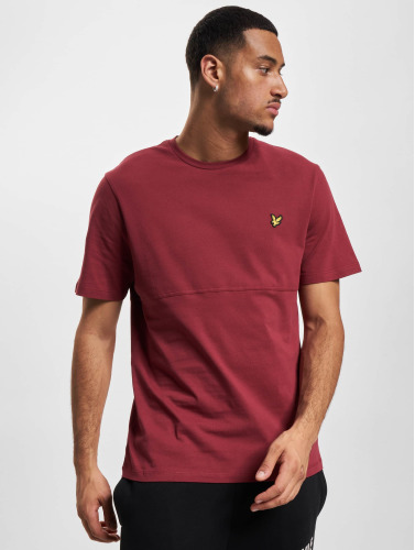 Lyle & Scott / t-shirt Textured in rood