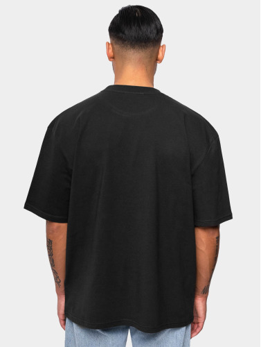 Dropsize / t-shirt Heavy Oversize Embo in zwart