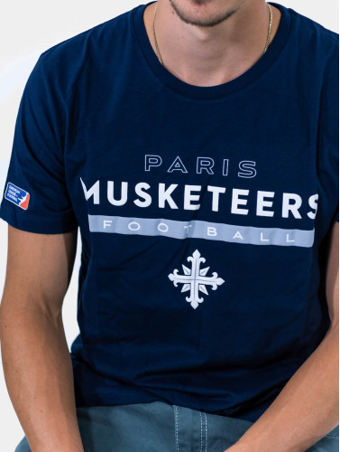 European League Of Football / t-shirt Paris Musketeers Identity in blauw