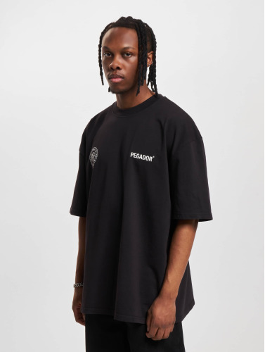 PEGADOR / t-shirt Dike Oversized in zwart