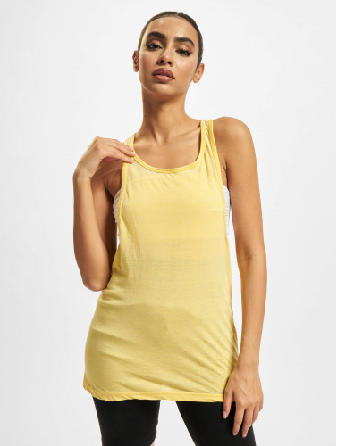 Urban Classics / Tanktop Ladies Loose Burnout in geel