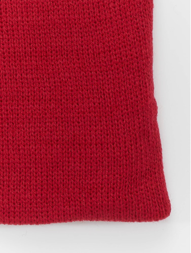 MSTRDS / Beanie Basic Flap in rood