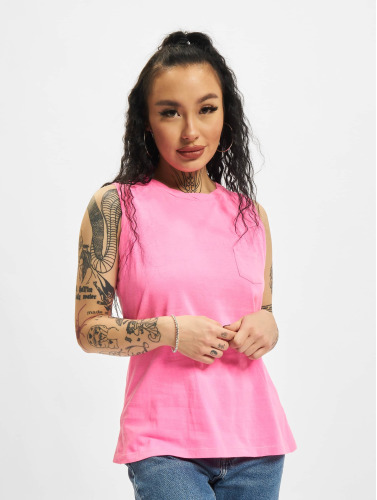 Urban Classics / top Ladies Sleevelss Pocket in pink