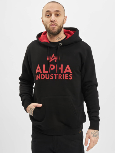 Alpha Industries / Hoody Foam Print in zwart