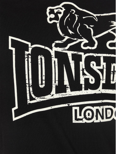 Lonsdale London / t-shirt Langsett in zwart