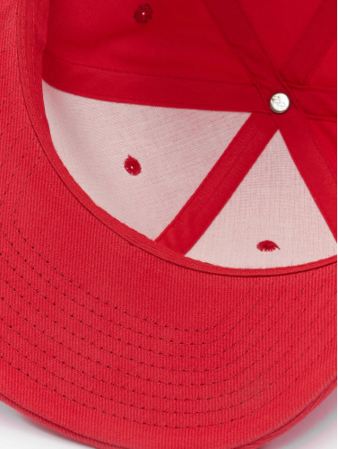 Flexfit / snapback cap Brushed Cotton Twill Mid-Profile in rood