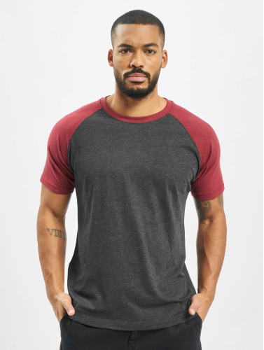 Urban Classics / t-shirt Raglan Contrast in grijs