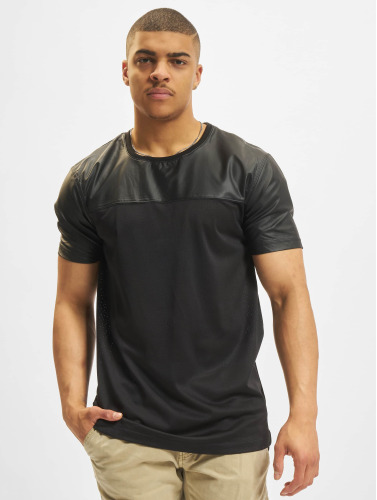 Urban Classics / t-shirt Football Mesh Long in zwart